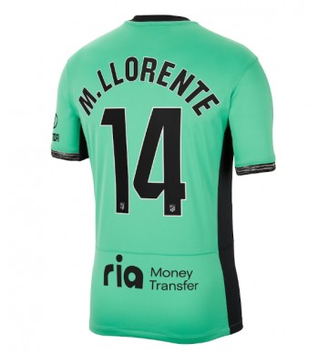 Atletico Madrid Marcos Llorente #14 Replica Third Stadium Shirt 2023-24 Short Sleeve